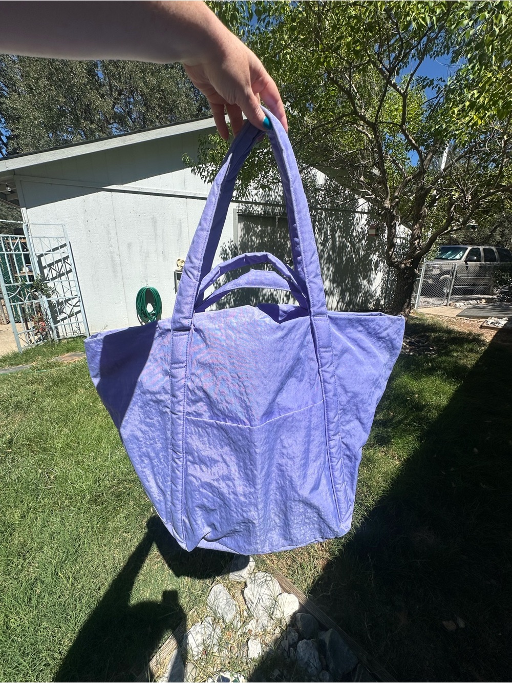 Baggu bluebell travel cloud tote - Picture 4 of 5